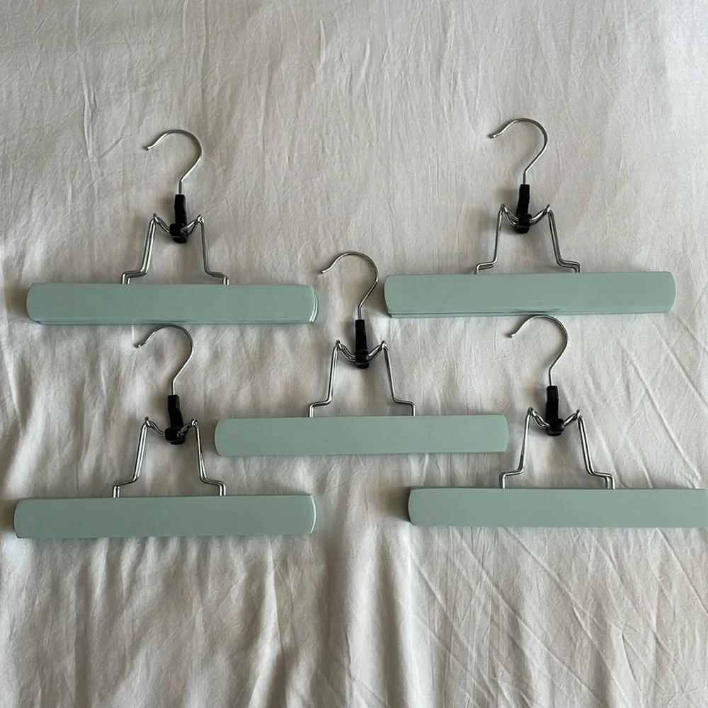 Baby Blue Clothing Hangers